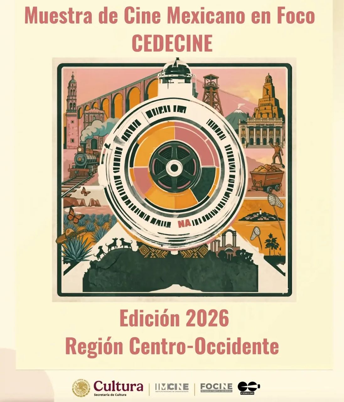 Poster de Muestra de Cine Mexicano en Foco CEDECINE